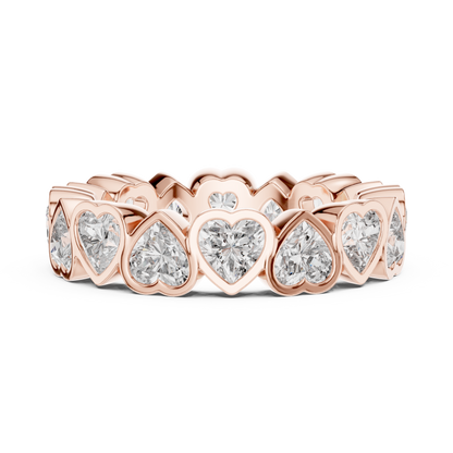 Heart Eternity Lab Grown Diamond Ring