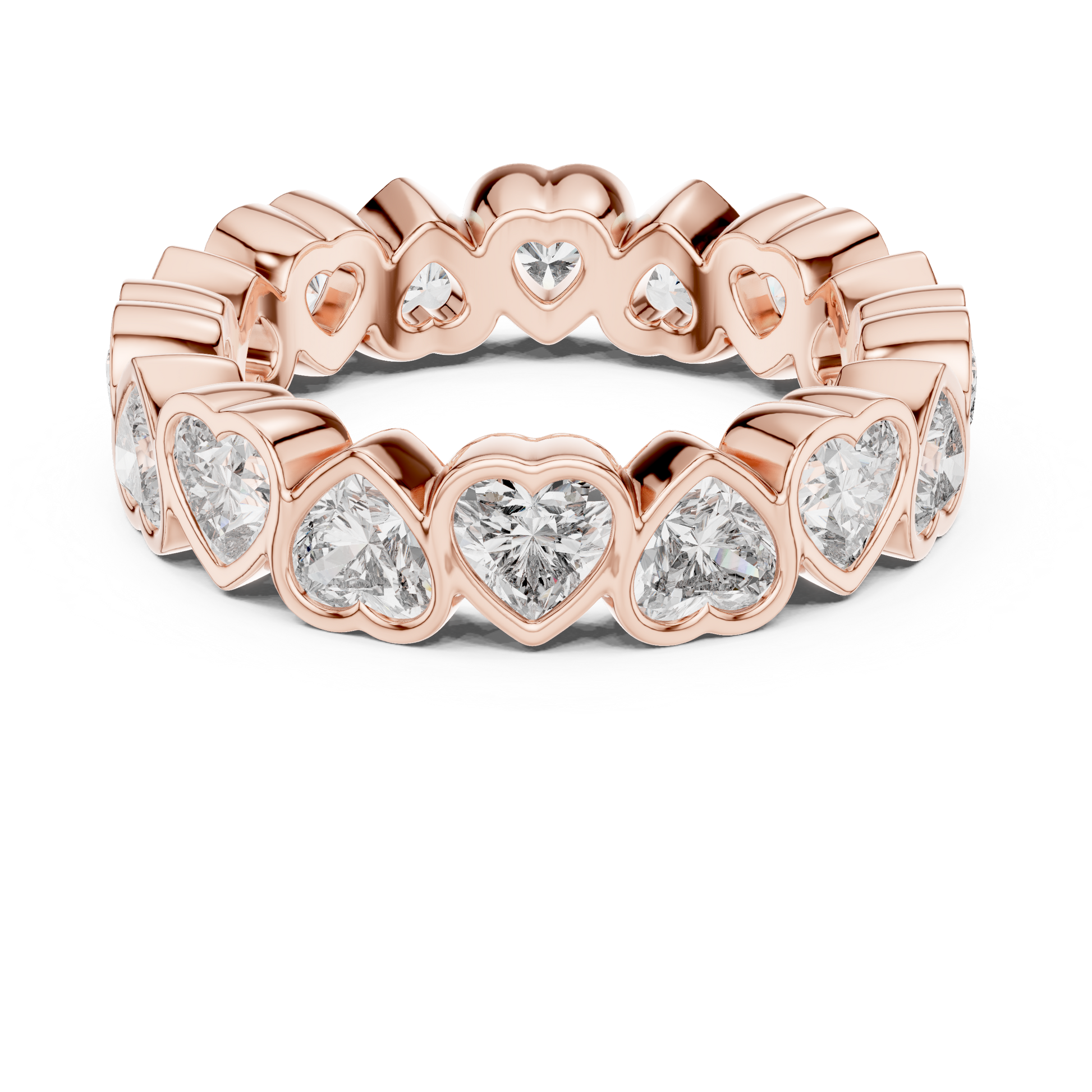 Heart Eternity Lab Grown Diamond Ring