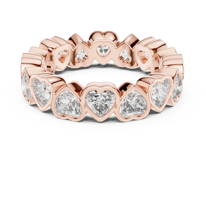 Heart Eternity Lab Grown Diamond Ring