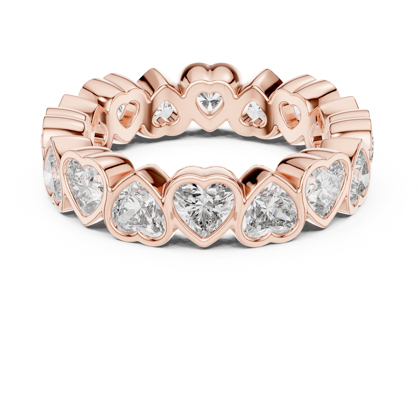 Heart Eternity Lab Grown Diamond Ring