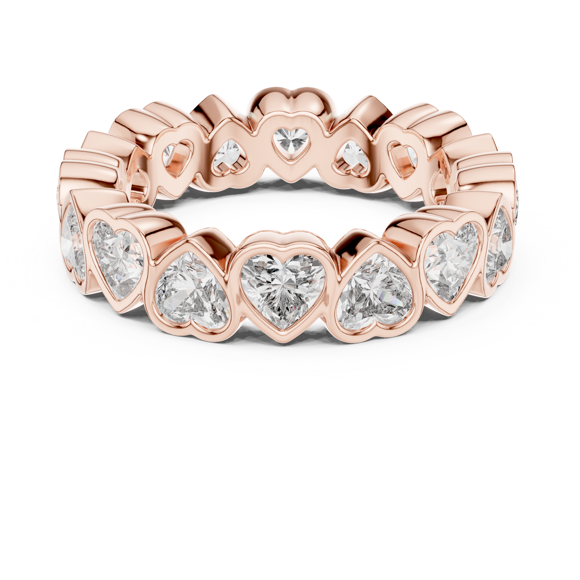 Heart Eternity Lab Grown Diamond Ring