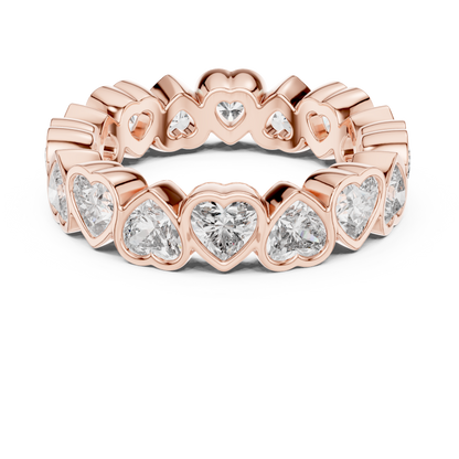 Heart Eternity Lab Grown Diamond Ring