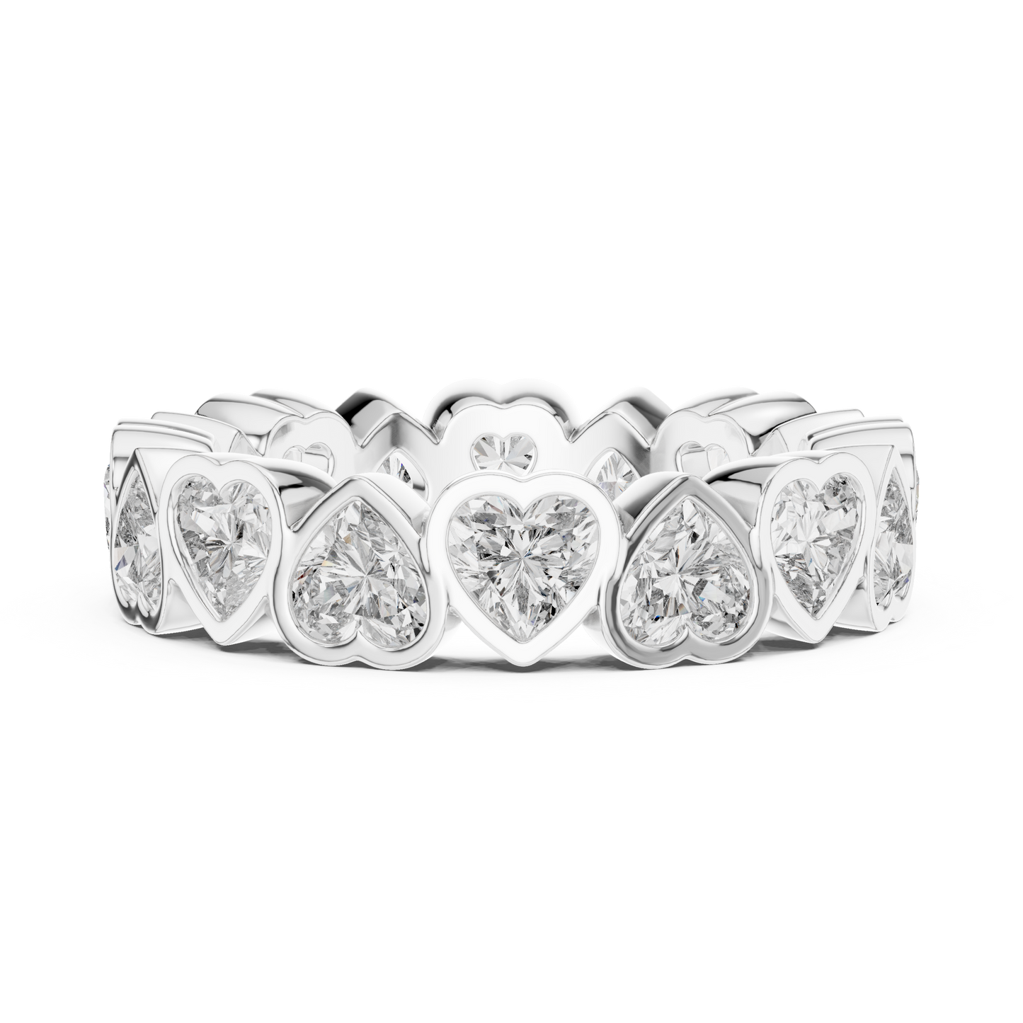 Heart Eternity Lab Grown Diamond Ring