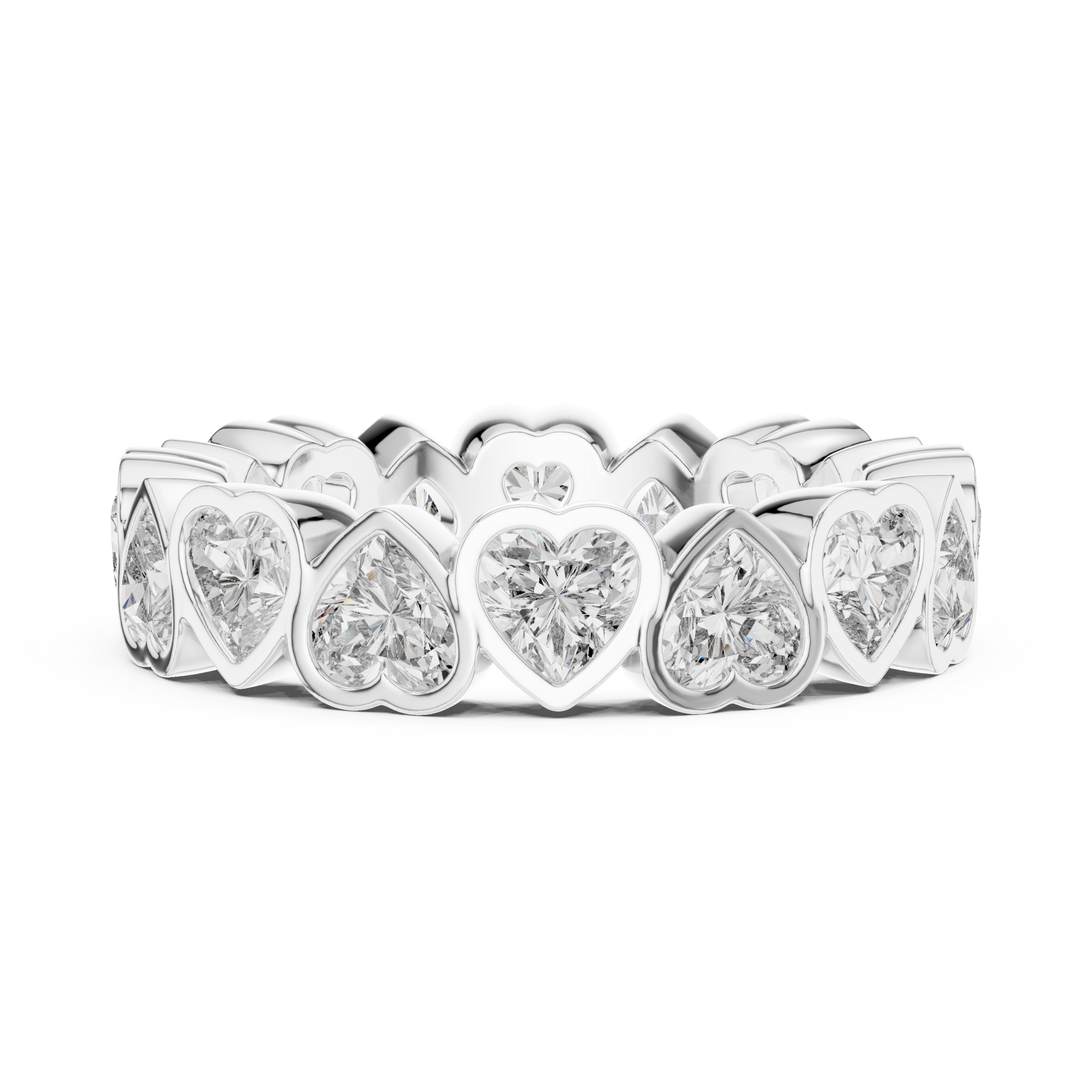 Heart Eternity Lab Grown Diamond Ring