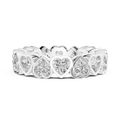 Heart Eternity Lab Grown Diamond Ring