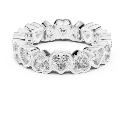 Heart Eternity Lab Grown Diamond Ring