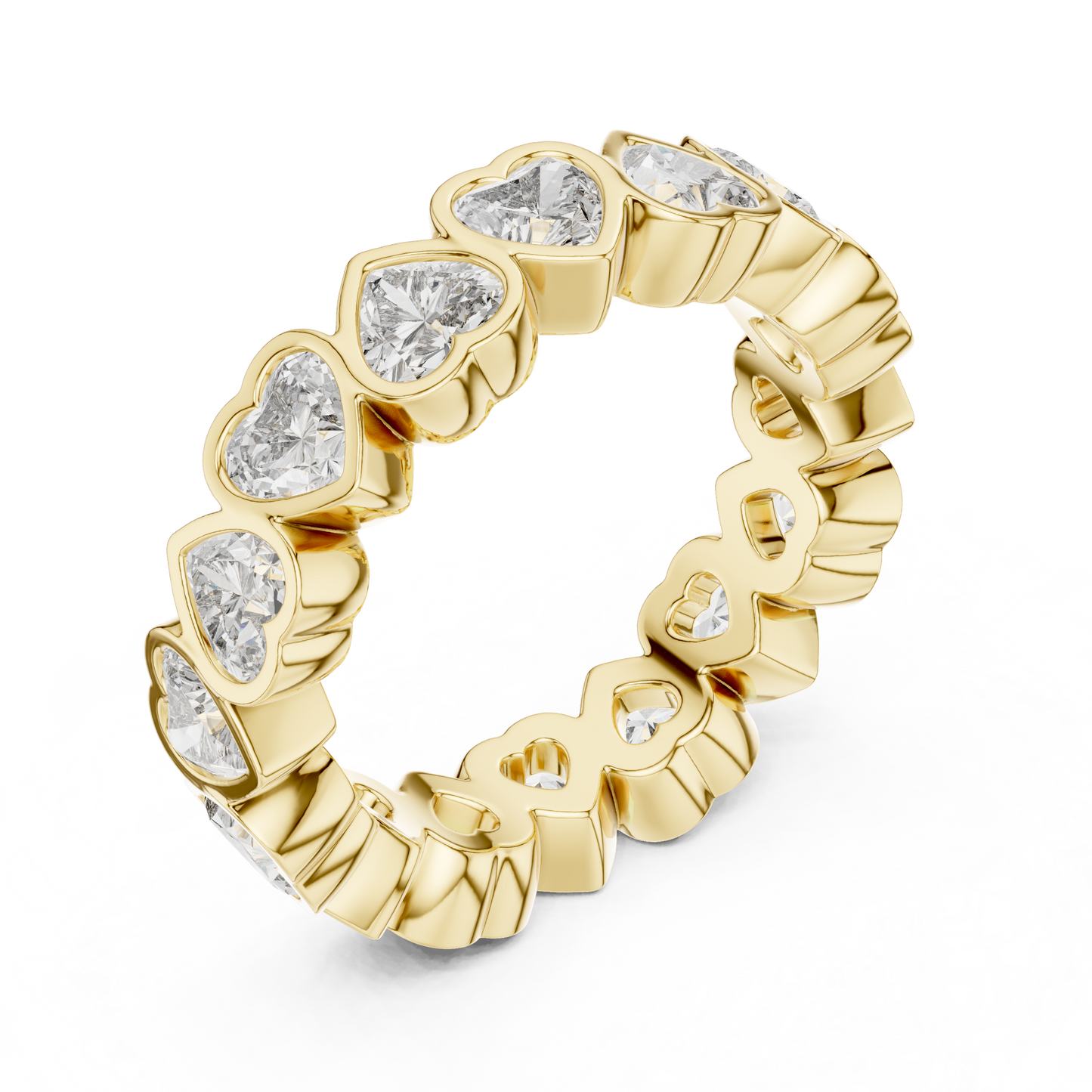 Heart Eternity Lab Grown Diamond Ring