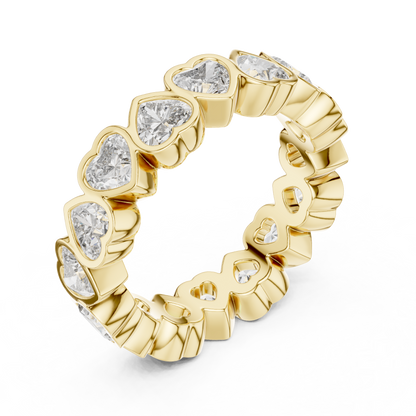 Heart Eternity Lab Grown Diamond Ring