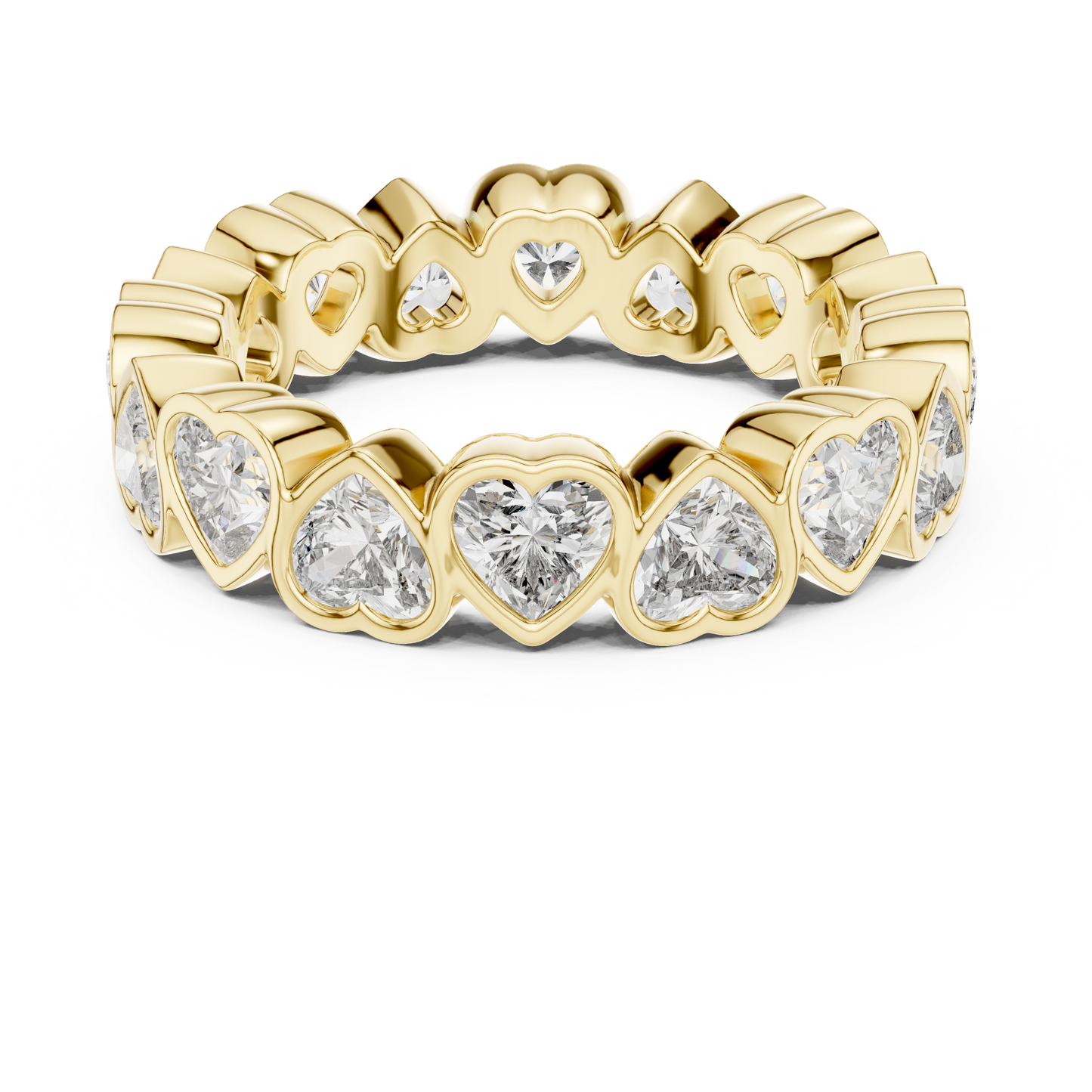 Heart Eternity Lab Grown Diamond Ring