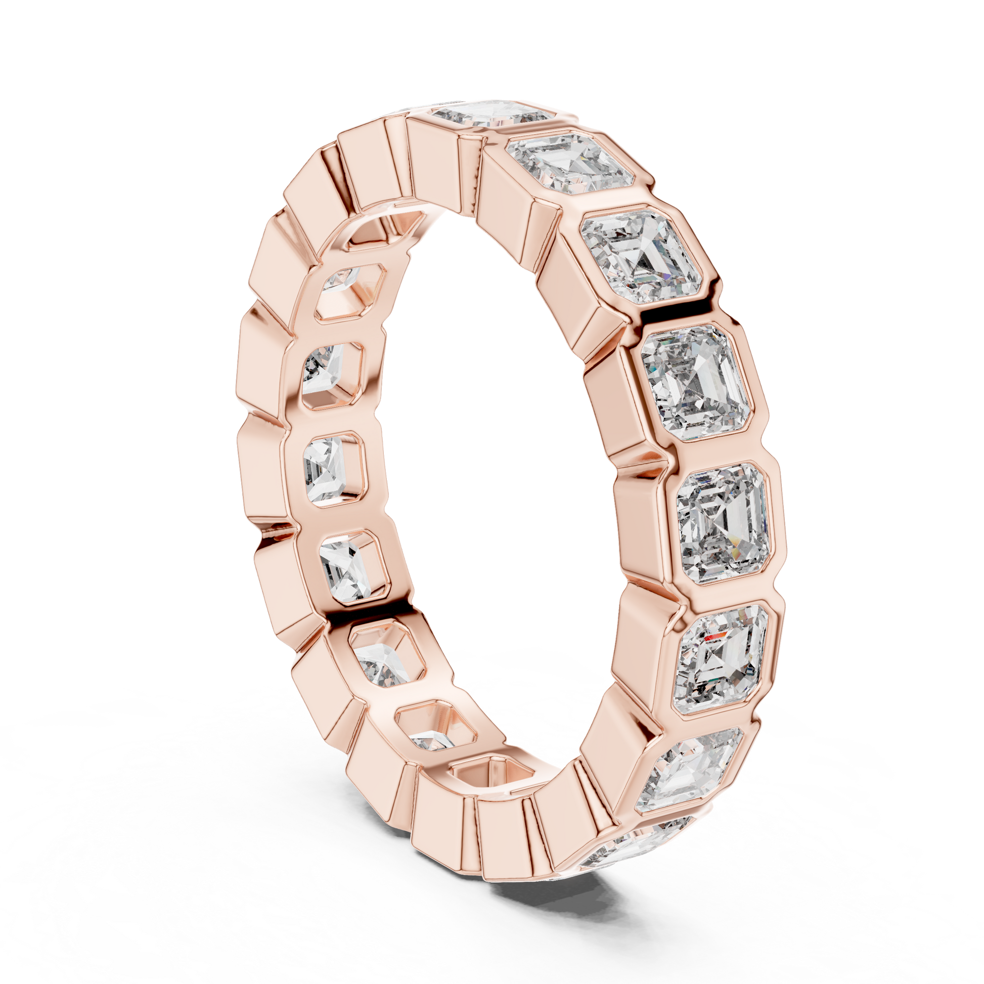 Mixed Shape Lab Grown Diamond Eternity Ring