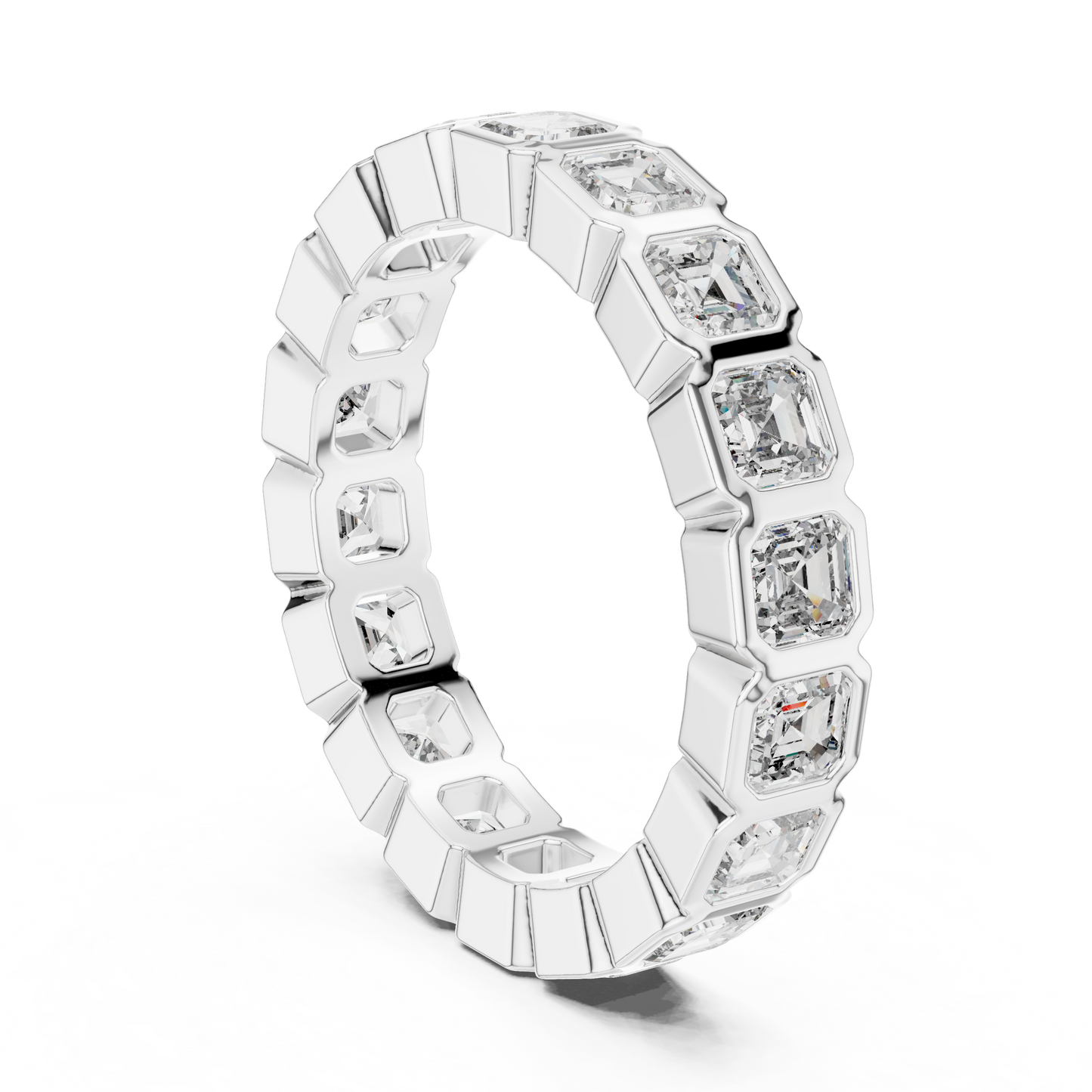 Mixed Shape Lab Grown Diamond Eternity Ring