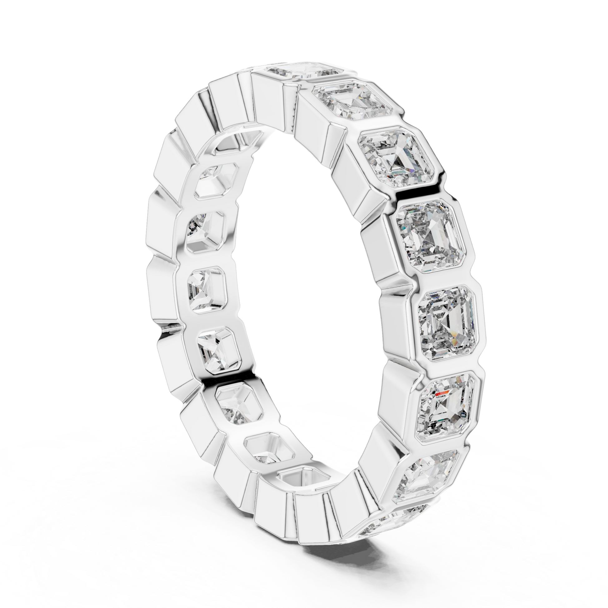 Mixed Shape Lab Grown Diamond Eternity Ring
