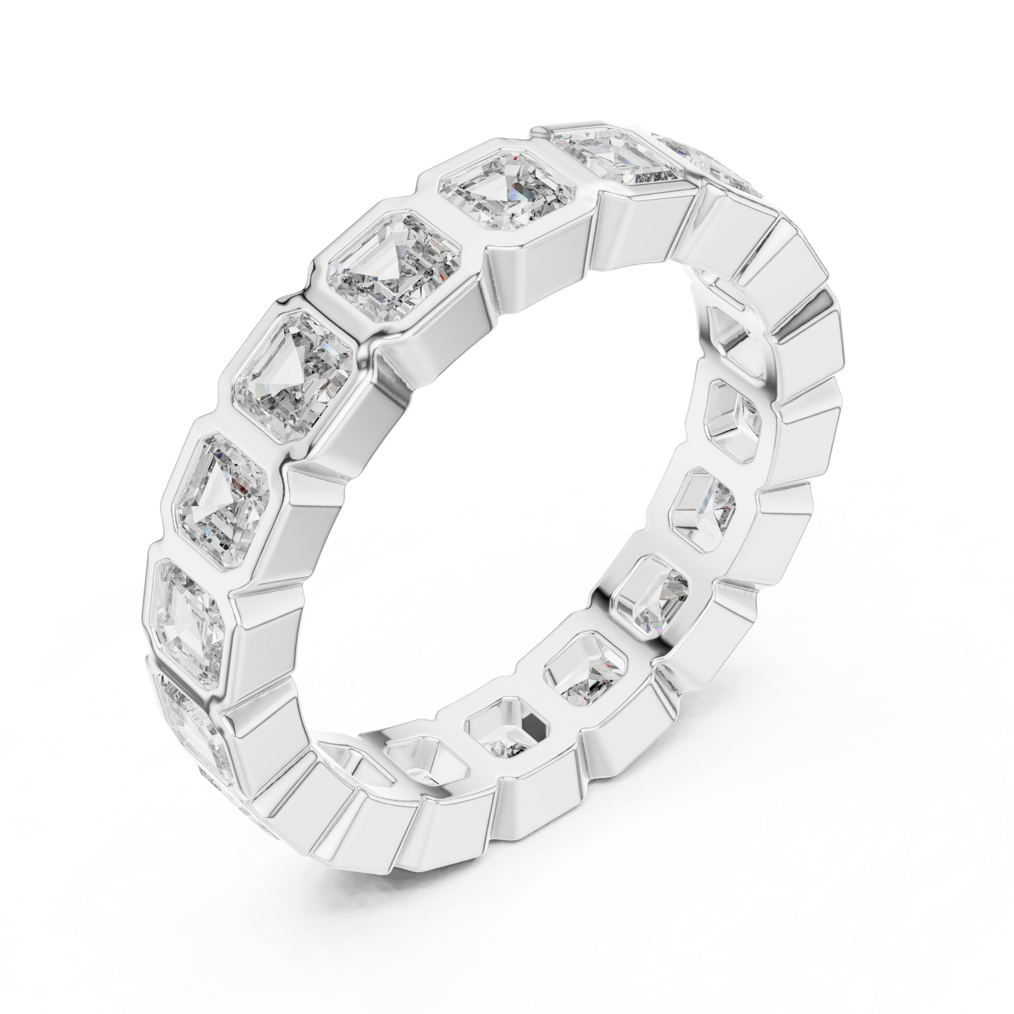 Mixed Shape Lab Grown Diamond Eternity Ring