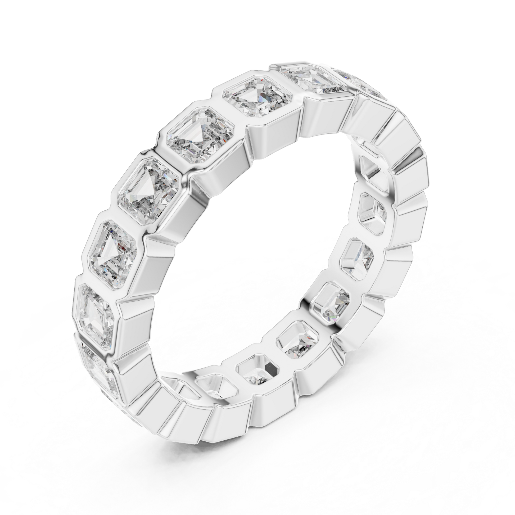Mixed Shape Lab Grown Diamond Eternity Ring