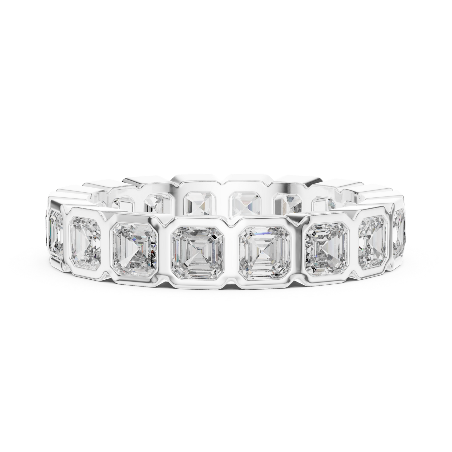 Mixed Shape Lab Grown Diamond Eternity Ring