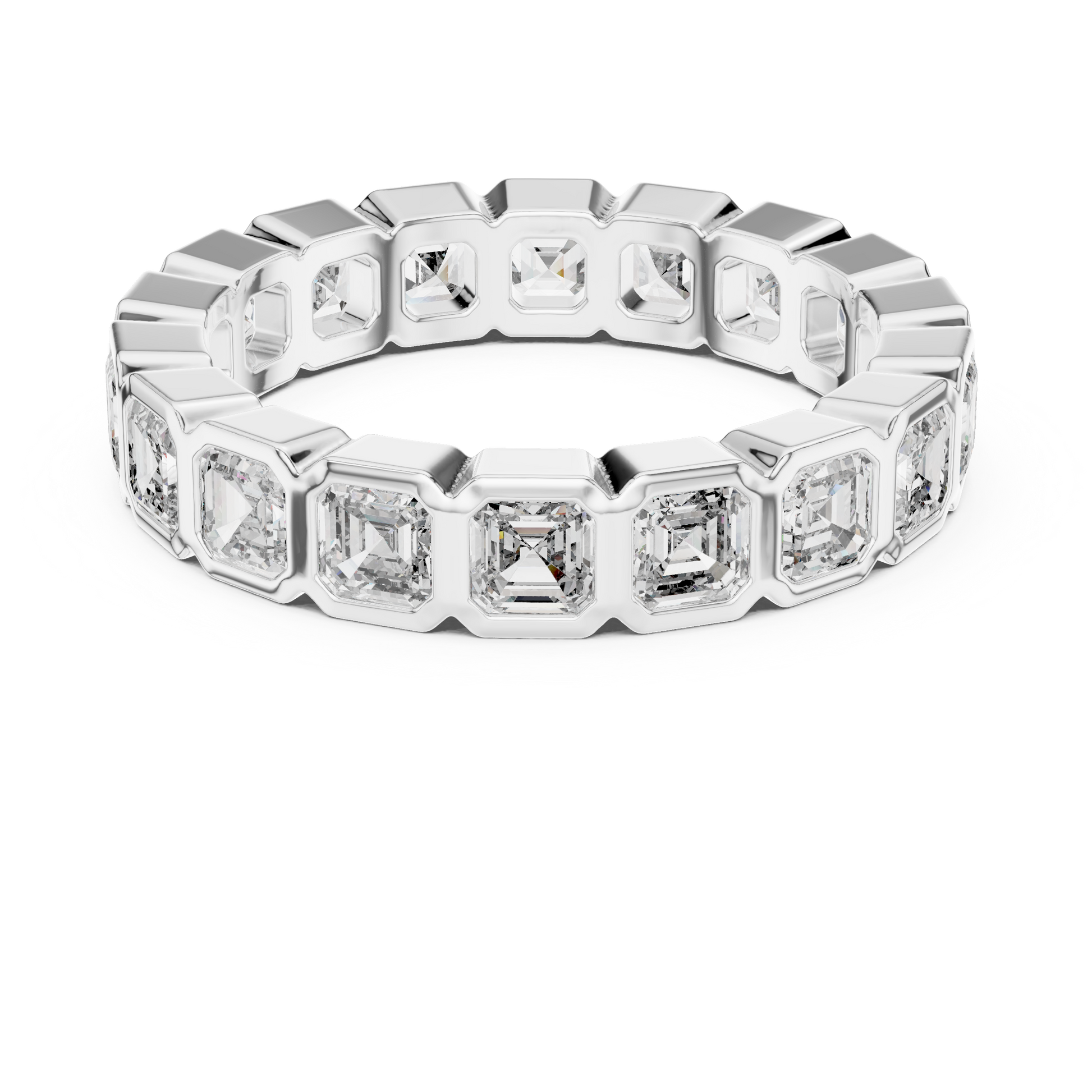 Mixed Shape Lab Grown Diamond Eternity Ring
