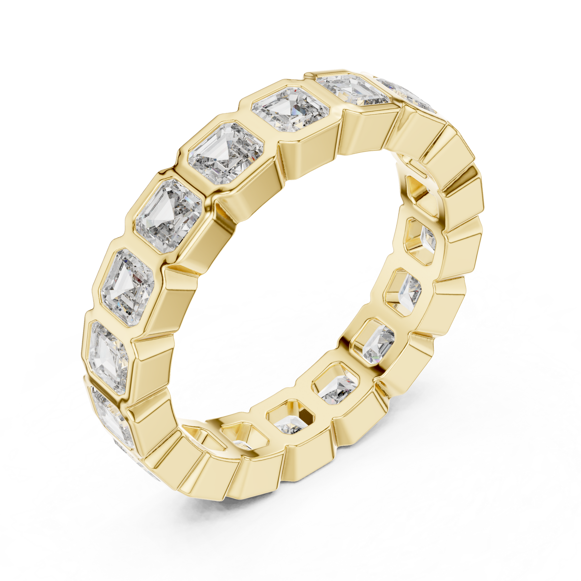 Mixed Shape Lab Grown Diamond Eternity Ring