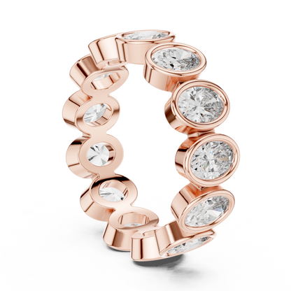 Mixed Shape Lab Grown Diamond Eternity Ring