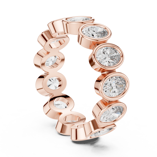 Mixed Shape Lab Grown Diamond Eternity Ring