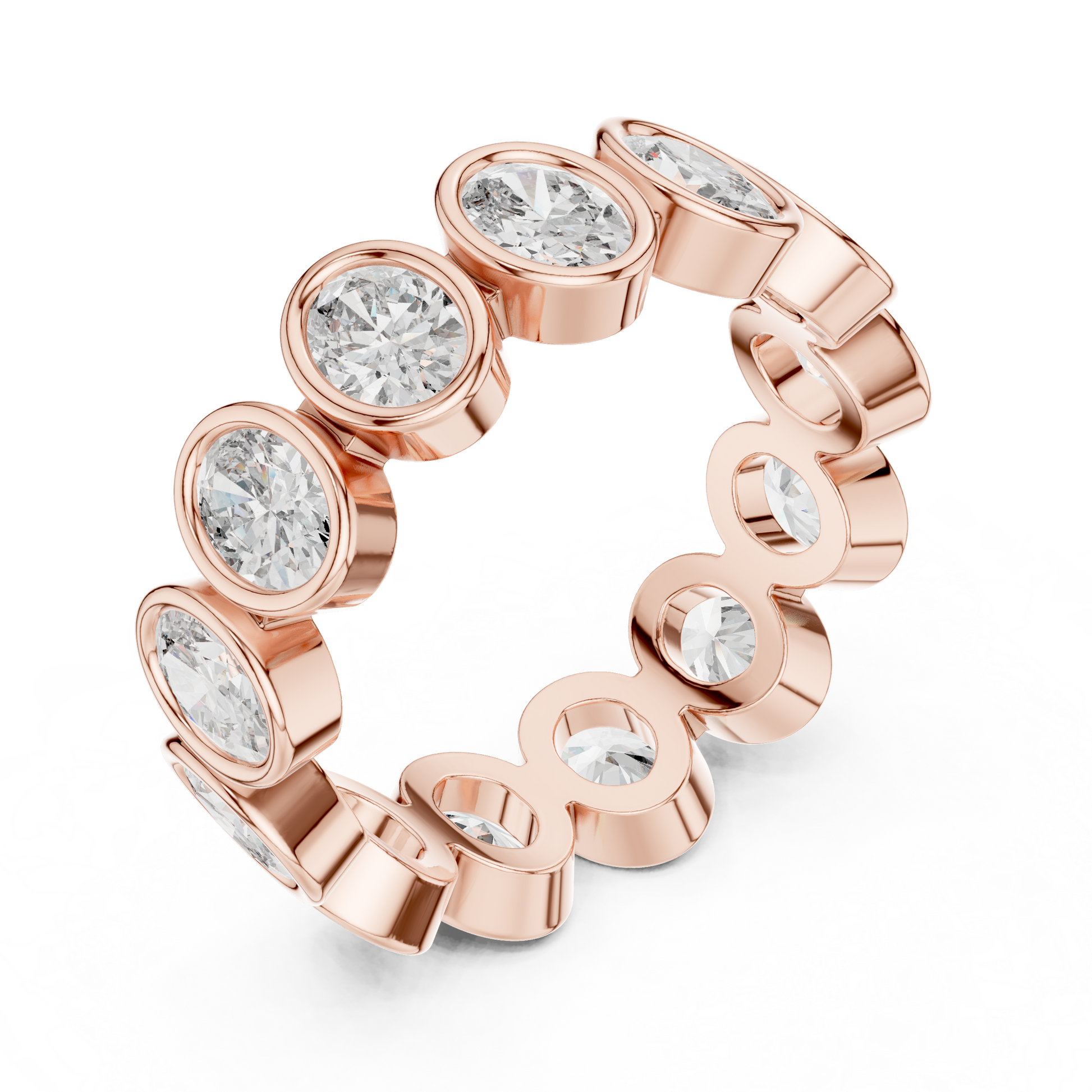 Mixed Shape Lab Grown Diamond Eternity Ring