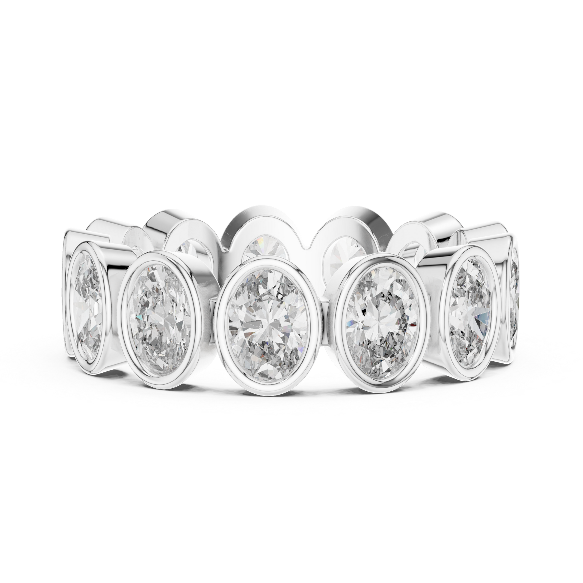 Mixed Shape Lab Grown Diamond Eternity Ring