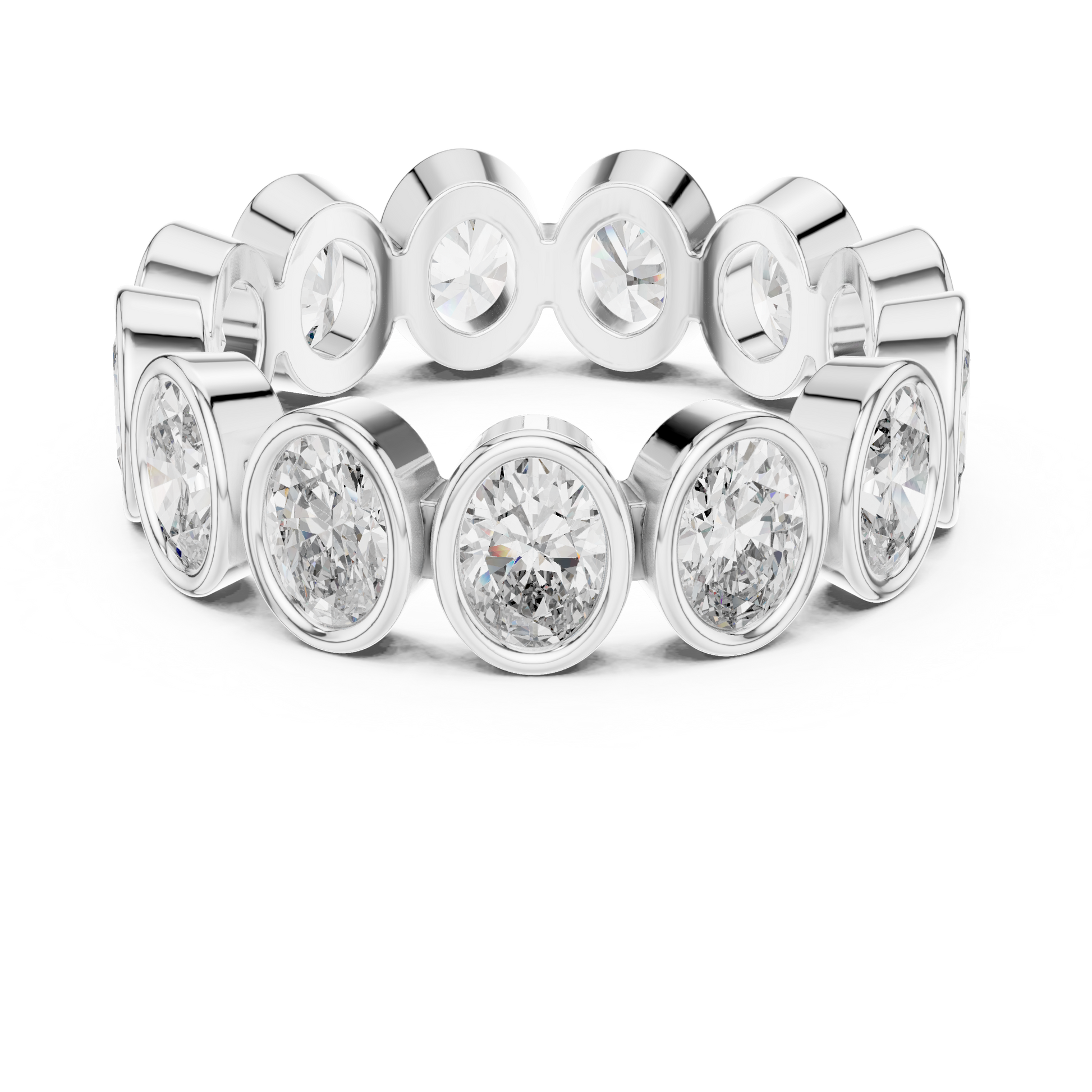 Mixed Shape Lab Grown Diamond Eternity Ring