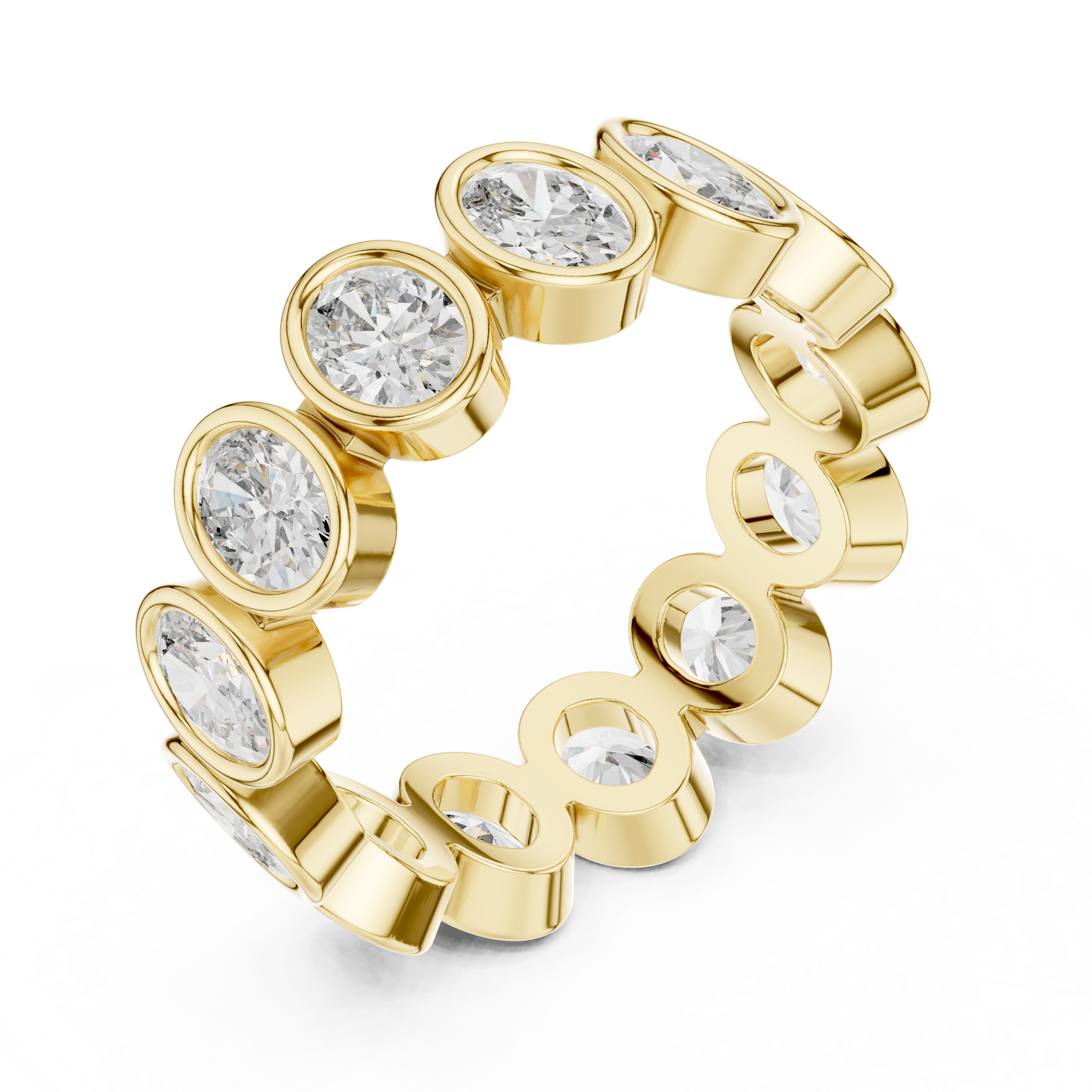 Mixed Shape Lab Grown Diamond Eternity Ring