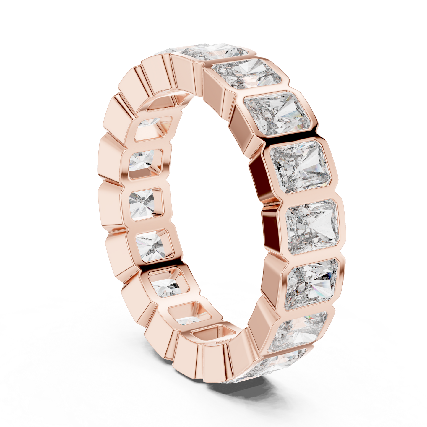 Cushion Eternity Lab Grown Diamond Ring