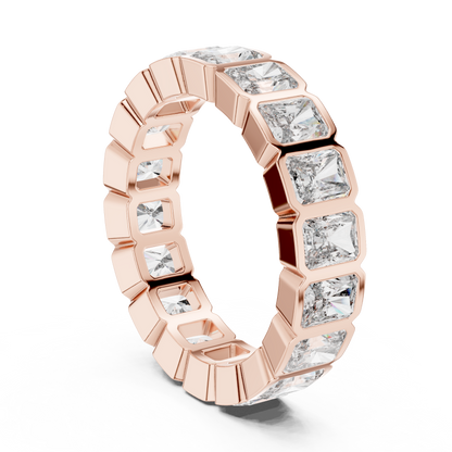 Cushion Eternity Lab Grown Diamond Ring