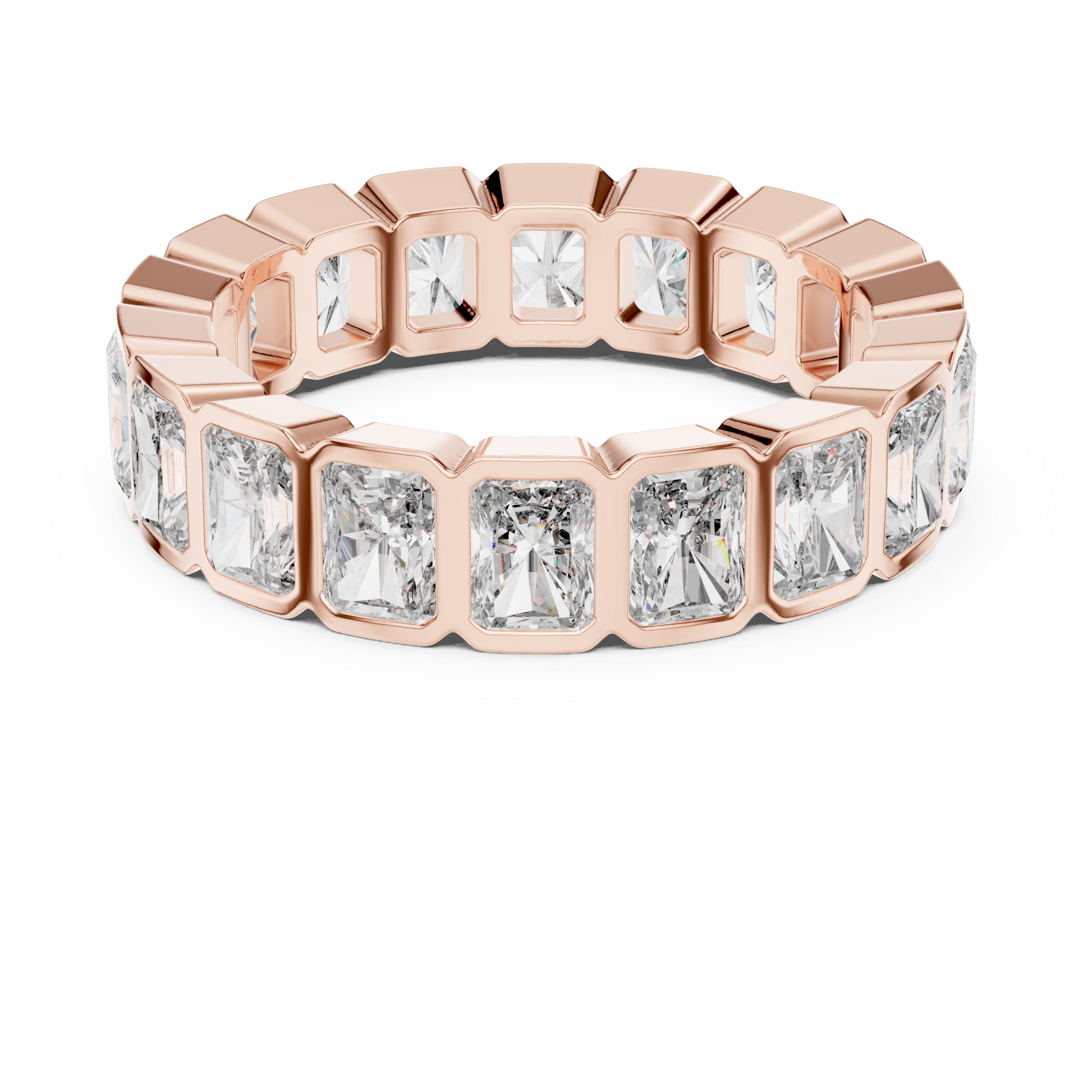 Cushion Eternity Lab Grown Diamond Ring