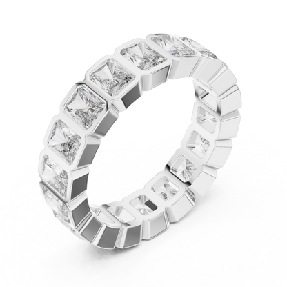 Cushion Eternity Lab Grown Diamond Ring