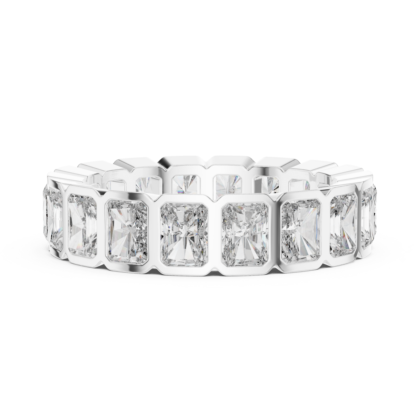 Cushion Eternity Lab Grown Diamond Ring
