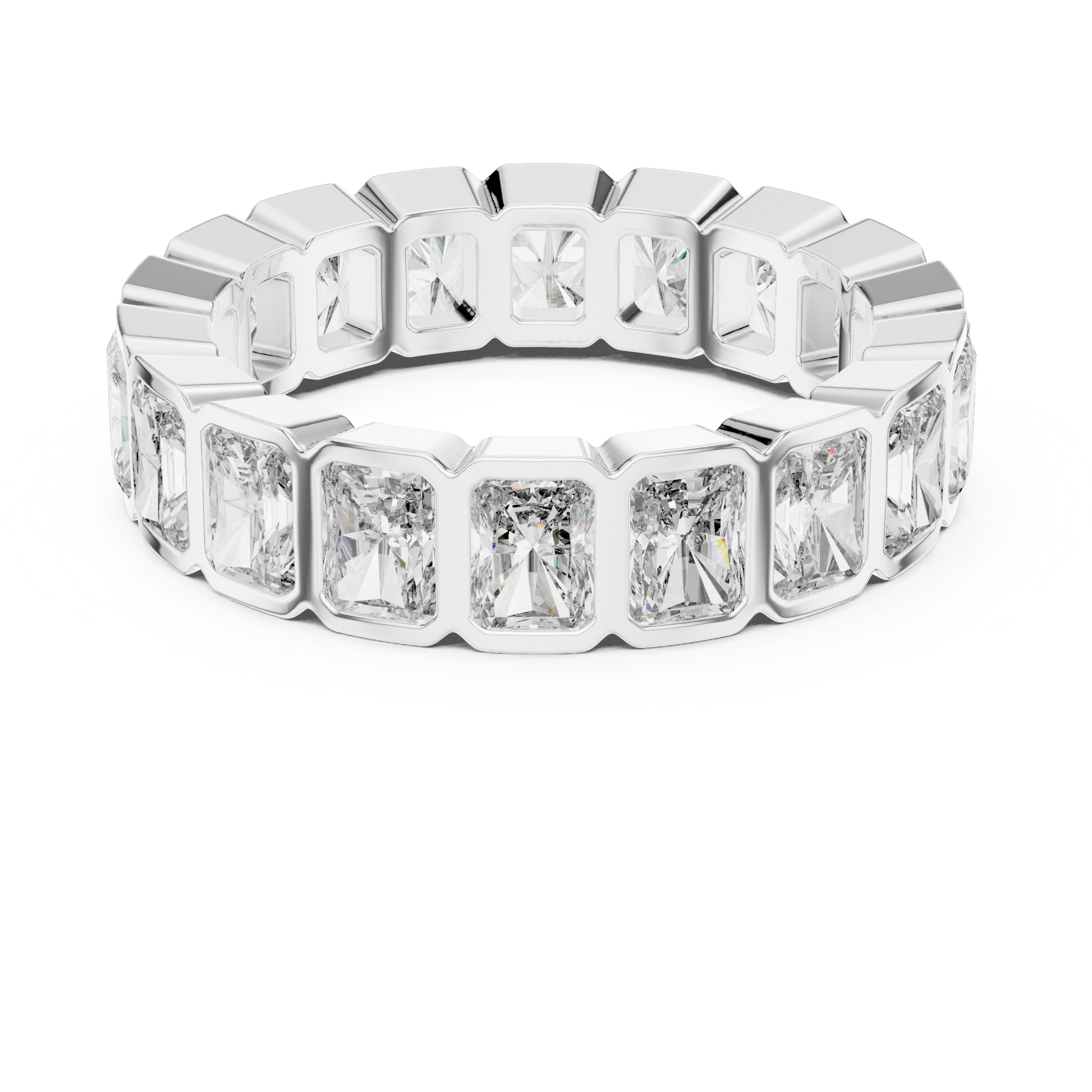 Cushion Eternity Lab Grown Diamond Ring