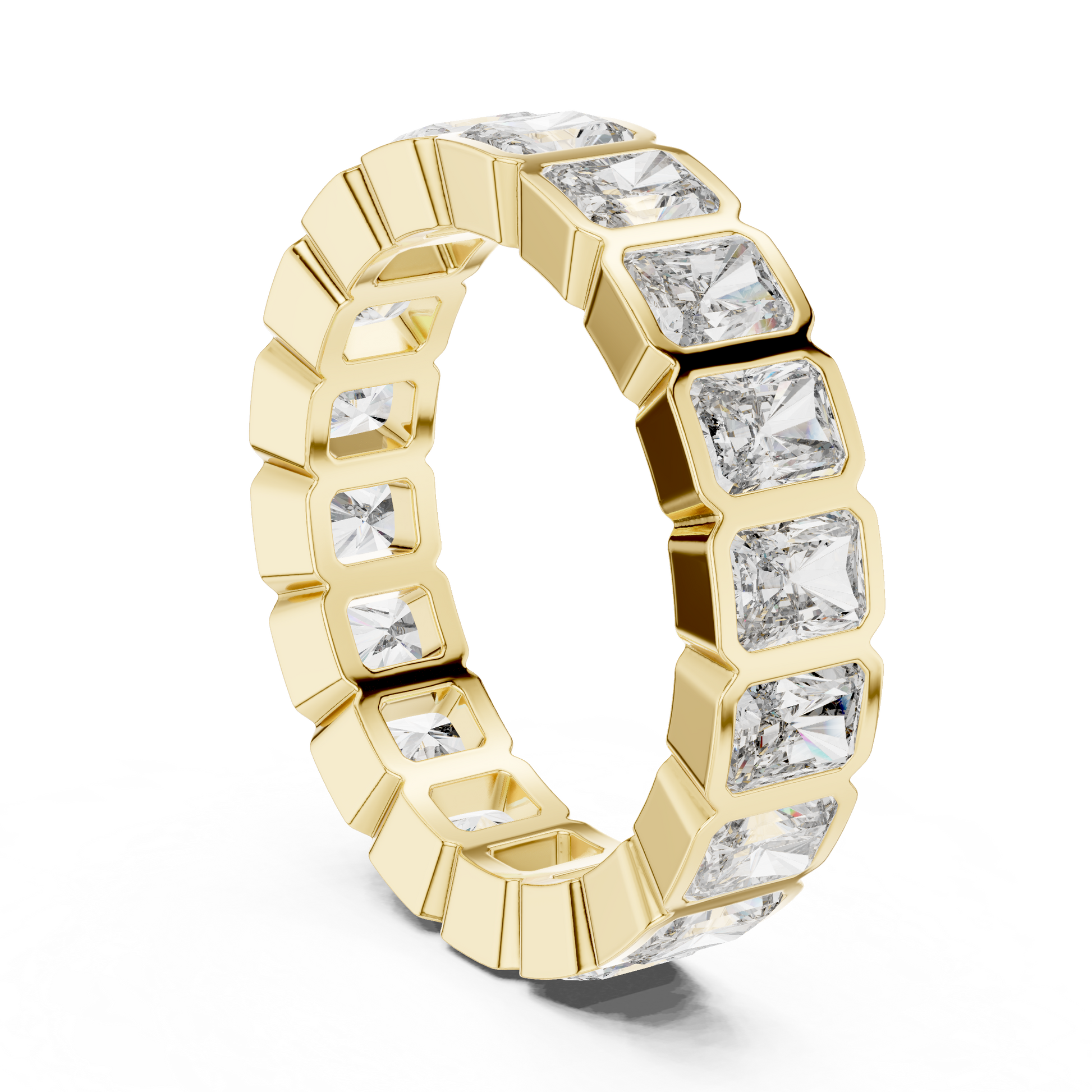 Cushion Eternity Lab Grown Diamond Ring