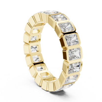 Cushion Eternity Lab Grown Diamond Ring