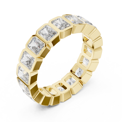 Cushion Eternity Lab Grown Diamond Ring