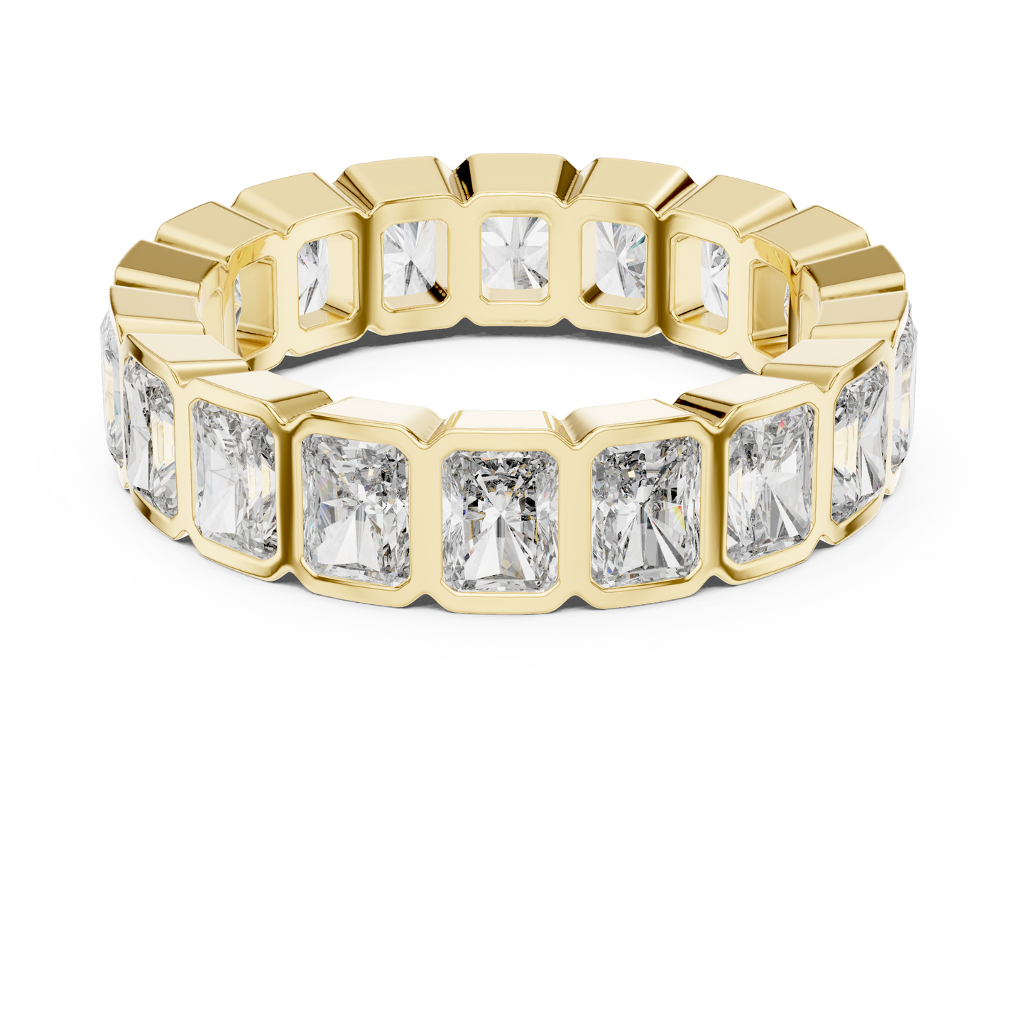 Cushion Eternity Lab Grown Diamond Ring