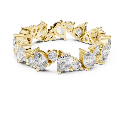 Mixed Shape Lab Grown Diamond Eternity Ring