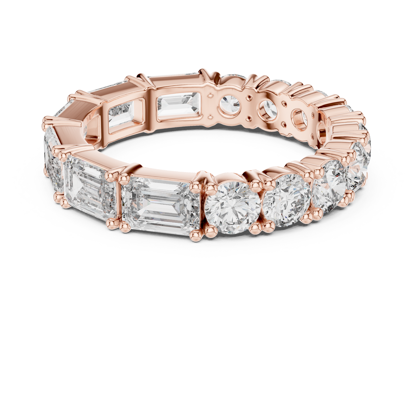Mixed Shape Lab Grown Diamond Eternity Ring