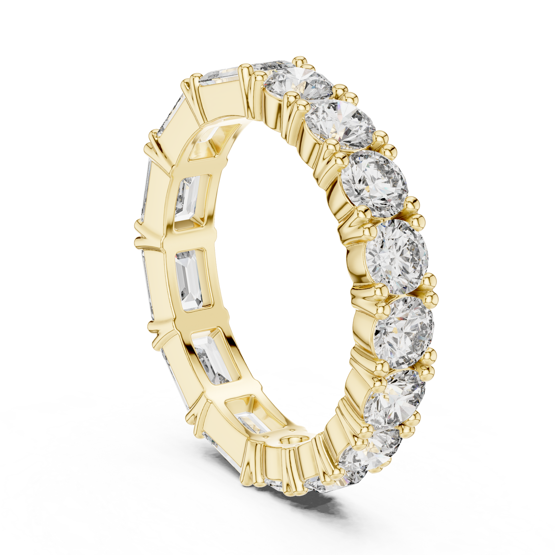 Mixed Shape Lab Grown Diamond Eternity Ring