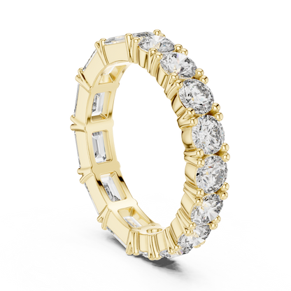 Mixed Shape Lab Grown Diamond Eternity Ring