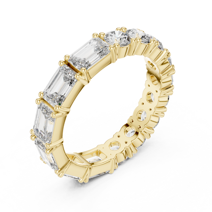 Mixed Shape Lab Grown Diamond Eternity Ring