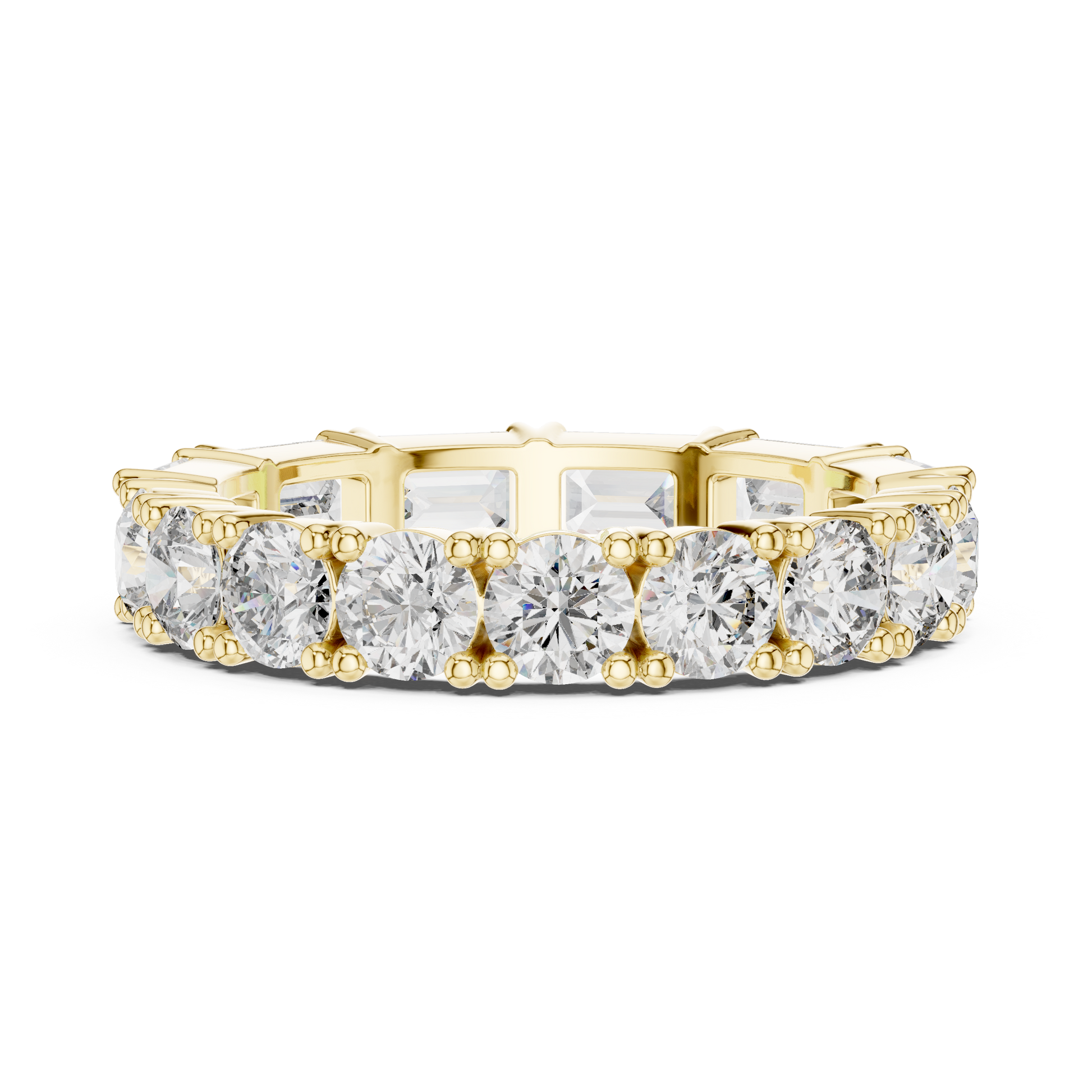Mixed Shape Lab Grown Diamond Eternity Ring