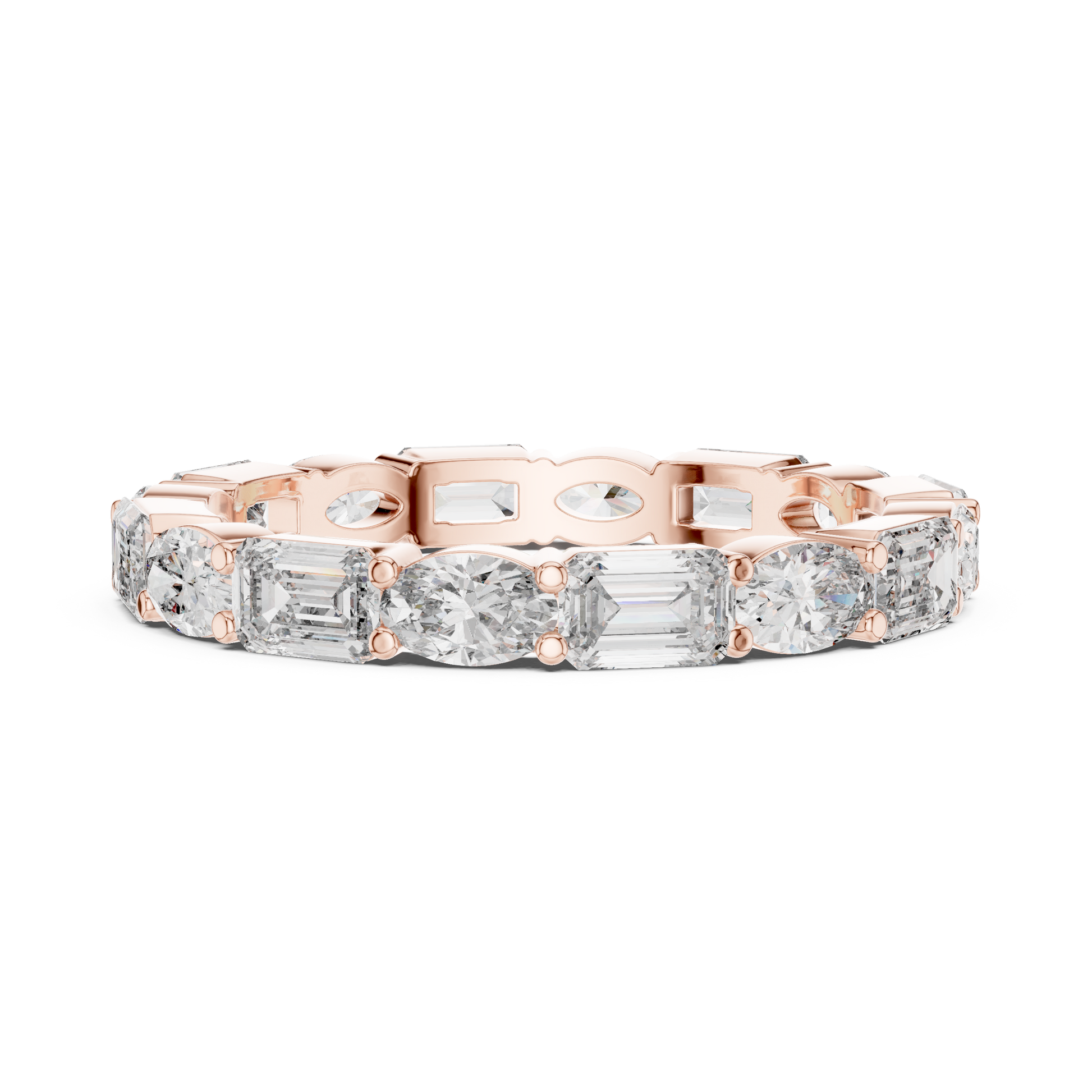 Mixed Shape Lab Grown Diamond Eternity Ring