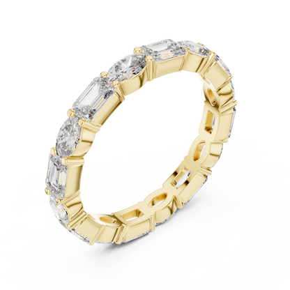 Mixed Shape Lab Grown Diamond Eternity Ring