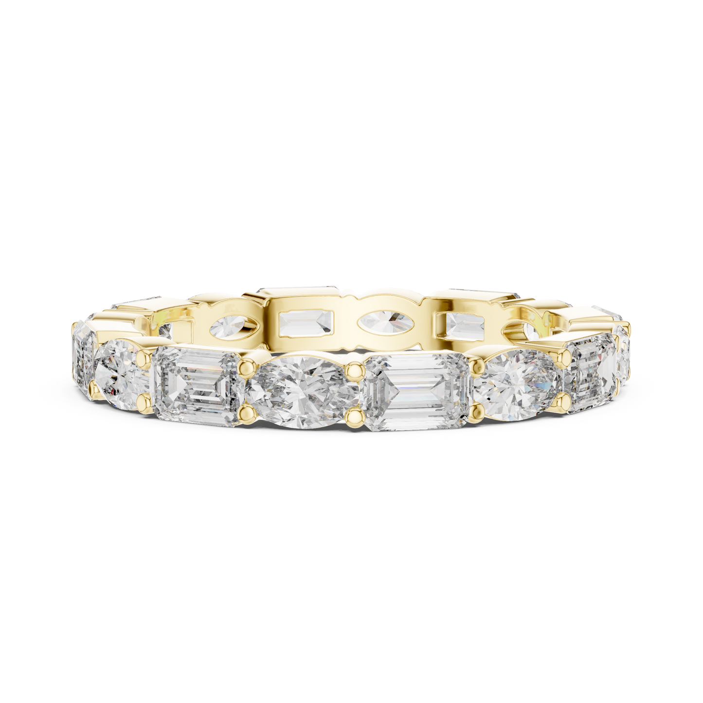 Mixed Shape Lab Grown Diamond Eternity Ring