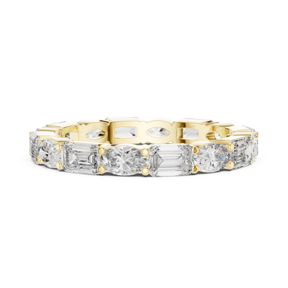Mixed Shape Lab Grown Diamond Eternity Ring
