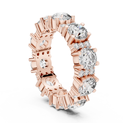 Mixed Shape Lab Grown Diamond Eternity Ring