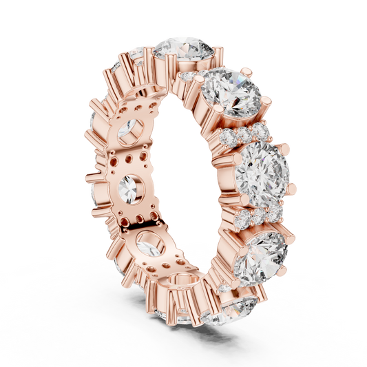Mixed Shape Lab Grown Diamond Eternity Ring