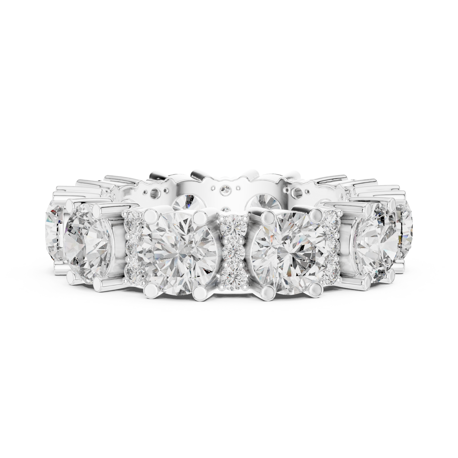 Mixed Shape Lab Grown Diamond Eternity Ring